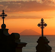 Calabria, sea, and sacrality